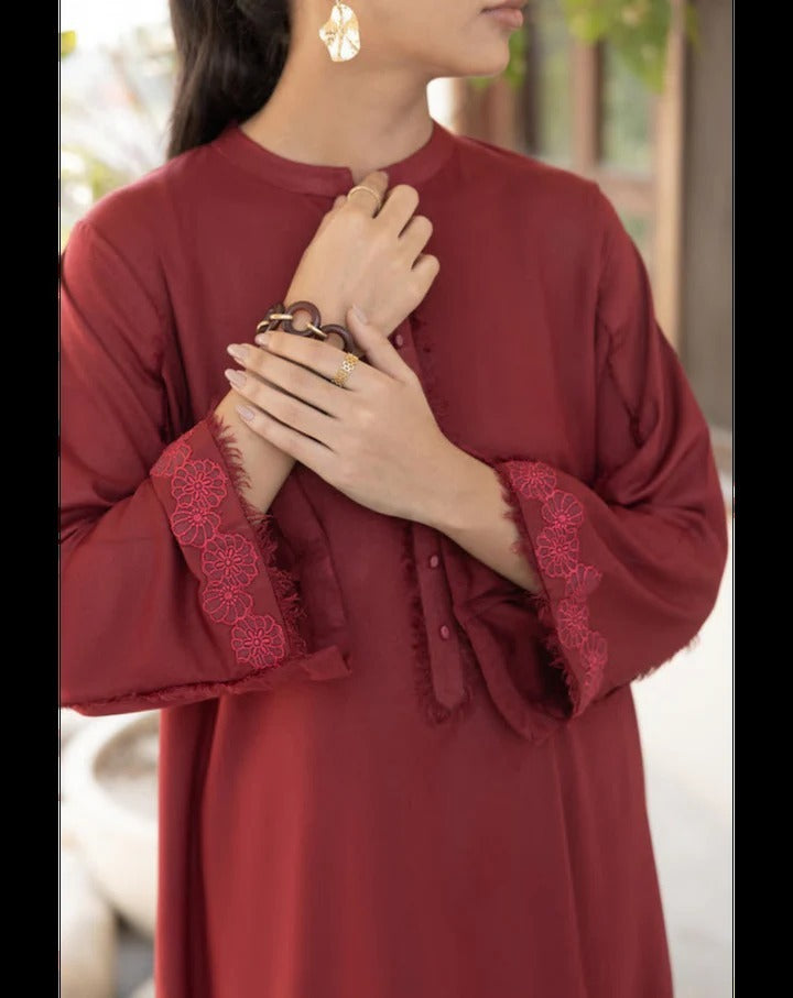 Mahroon-Lily 2-Pieces