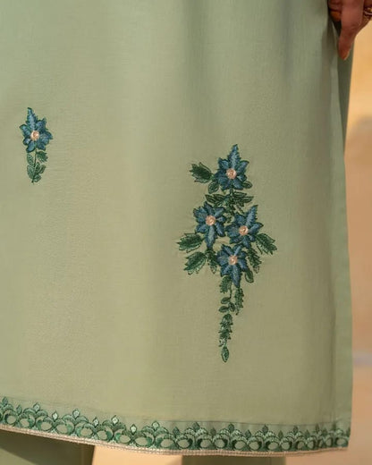 Anmol Stitched 3-Piece Suits (Simple chiffon Dupata)