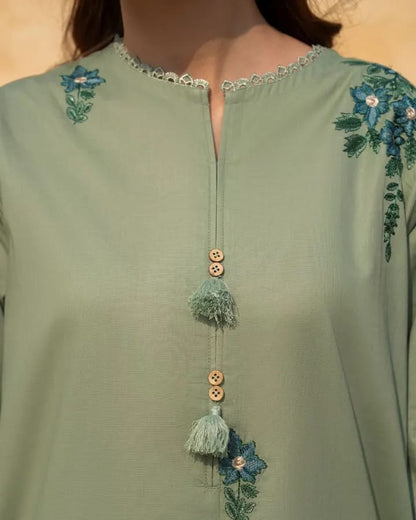 Anmol Stitched 3-Piece Suits (Simple chiffon Dupata)