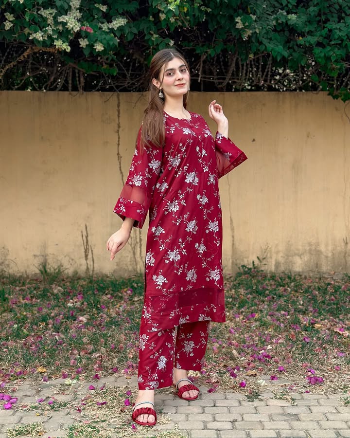 Maroon Floral