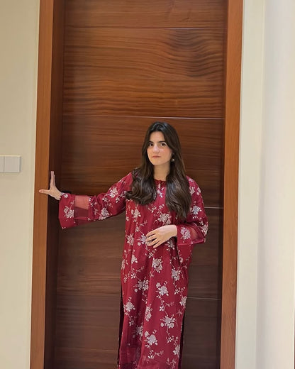 Maroon Floral