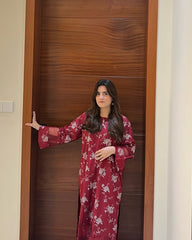 Maroon Floral