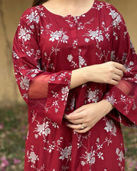 Maroon Floral